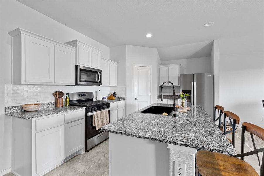 Furnished interior view inside a new home in Liberty Trails, Fort Worth (Image 23).
