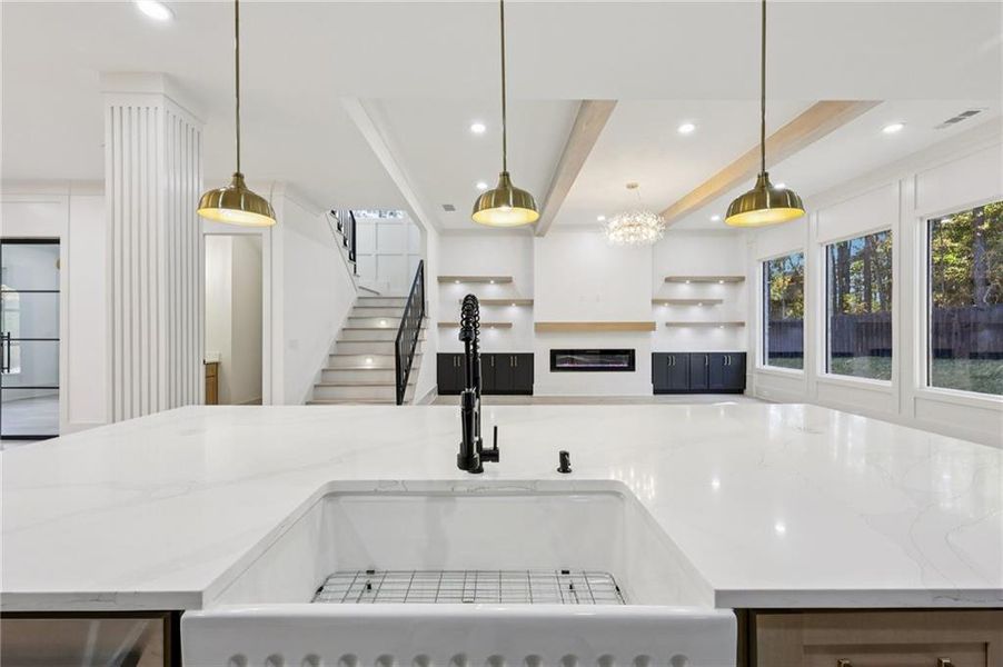 Furnished interior view inside a new home in , Dacula (Image 9).