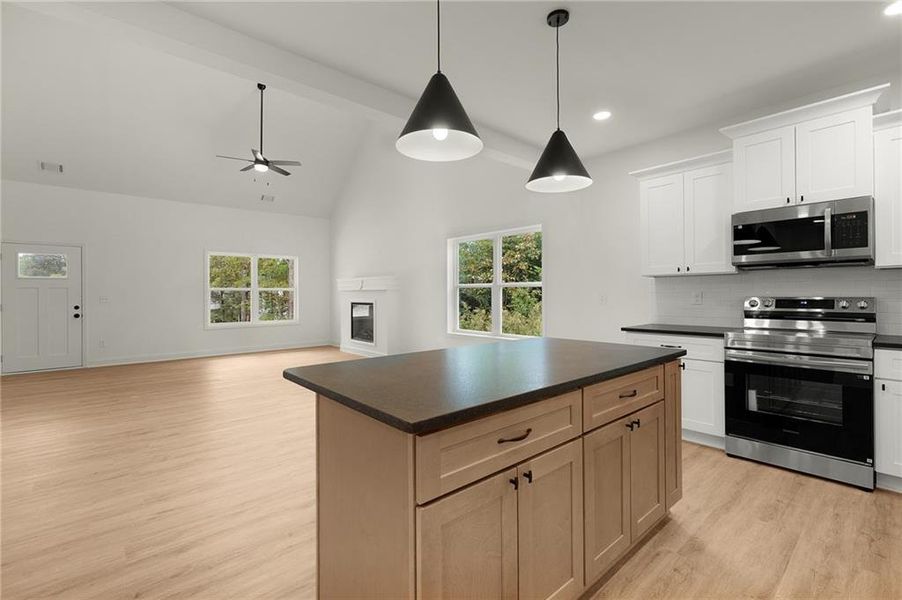 Furnished interior view inside a new home in , Calhoun (Image 7). Furnished interior view inside a new home in , Calhoun (Image 7).