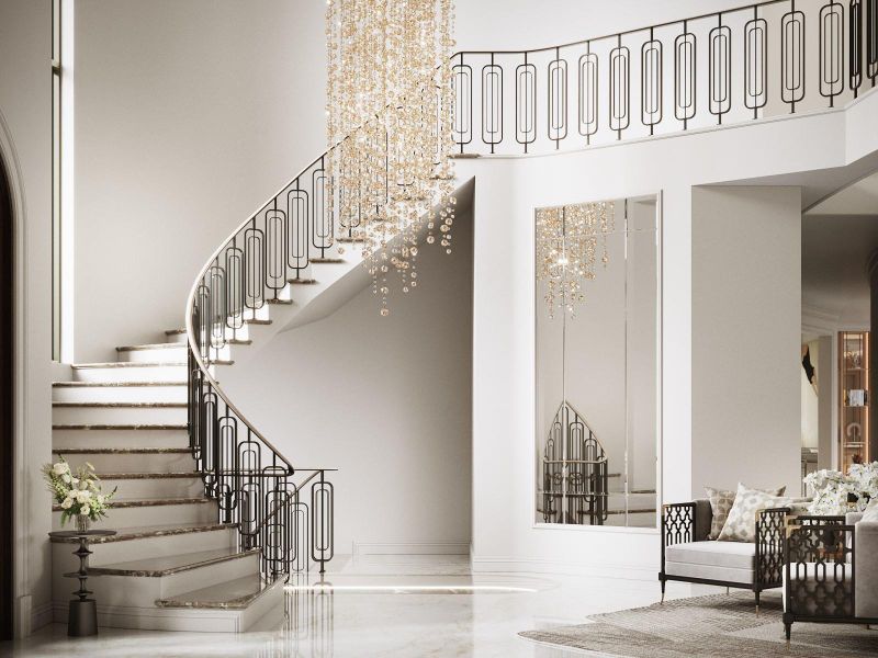 Furnished interior view inside a new home in , Fort Lauderdale (Image 12).