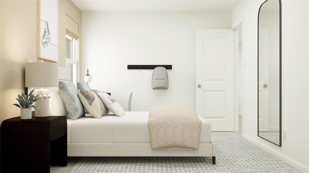 Furnished interior view inside a new home in Meadowlark Preserve: Lonestar Collection, Pflugerville (Image 10).