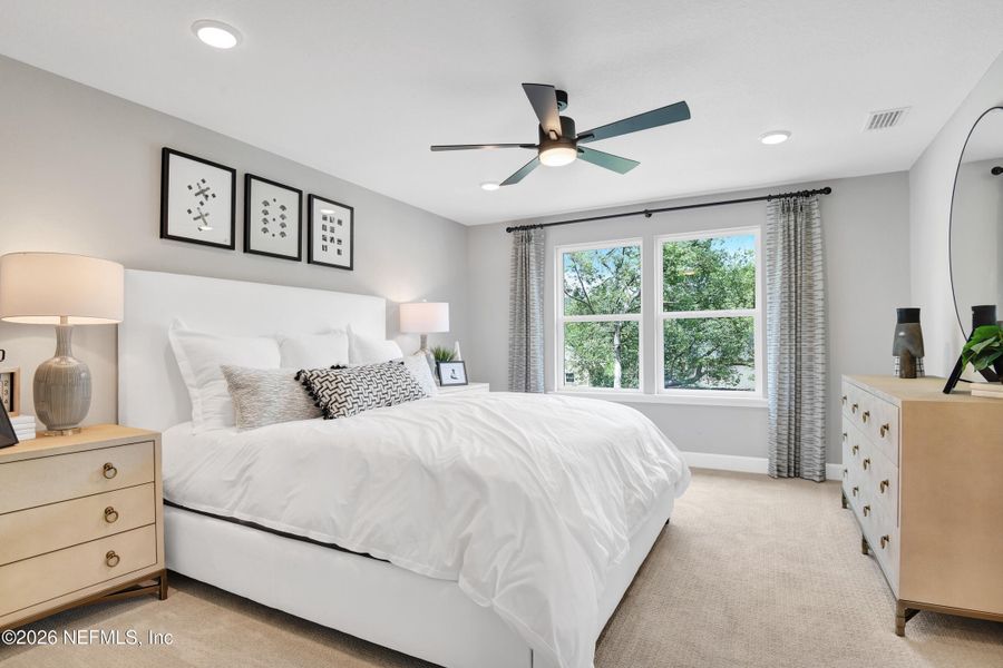 Furnished interior view inside a new home in , Jacksonville (Image 23).