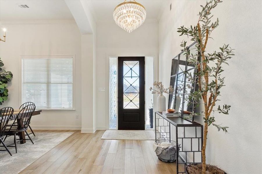 Furnished interior view inside a new home in , Waco (Image 6).