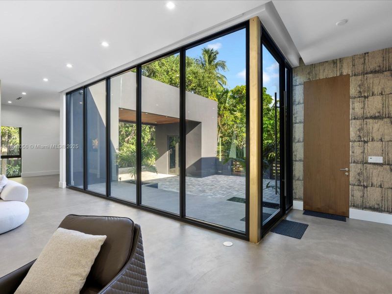 Furnished interior view inside a new home in , Miami (Image 12).