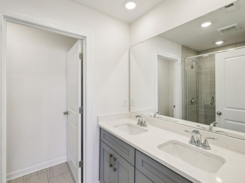 Furnished interior view inside a new home in Meadows at Wilson Farms - The Heights Series, Fort Mill (Image 5).