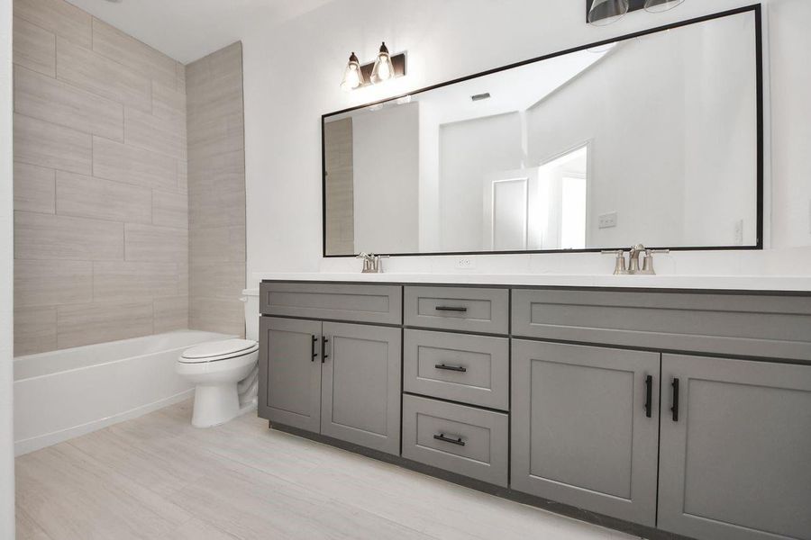 Furnished interior view inside a new home in , Houston (Image 6).