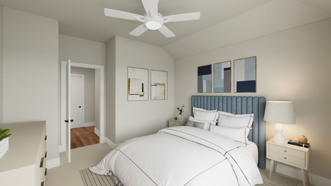 Furnished interior view inside a new home in Prairie Collection at The Meadows, Denton (Image 5).