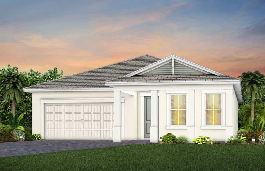 Representative exterior photo of a completed home built from the Coral by Pulte Homes in SeaFlower, Bradenton, FL (Image 15).