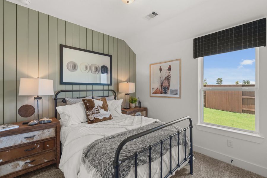 Representative furnished interior of a home built from the Countryside by Chesmar Homes in Meridiana Townhomes, Iowa Colony (Image 9).