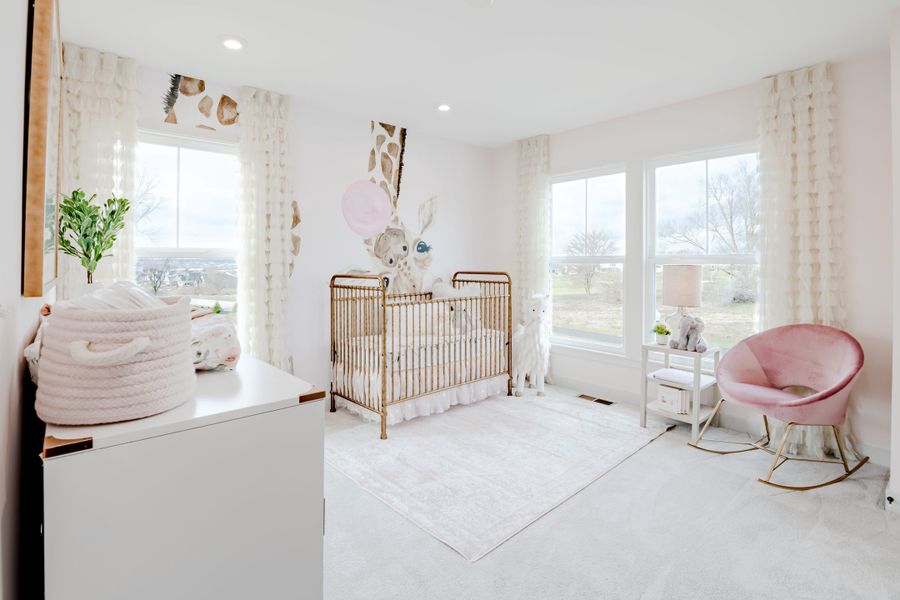 Representative furnished interior of a home built from the Mitchell by Fischer Homes in Leeland Farms, Fuquay Varina (Image 20).