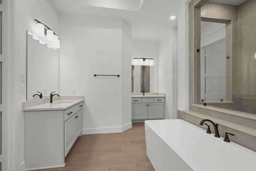 Furnished interior view inside a new home in Evergreen, Fulshear (Image 14).