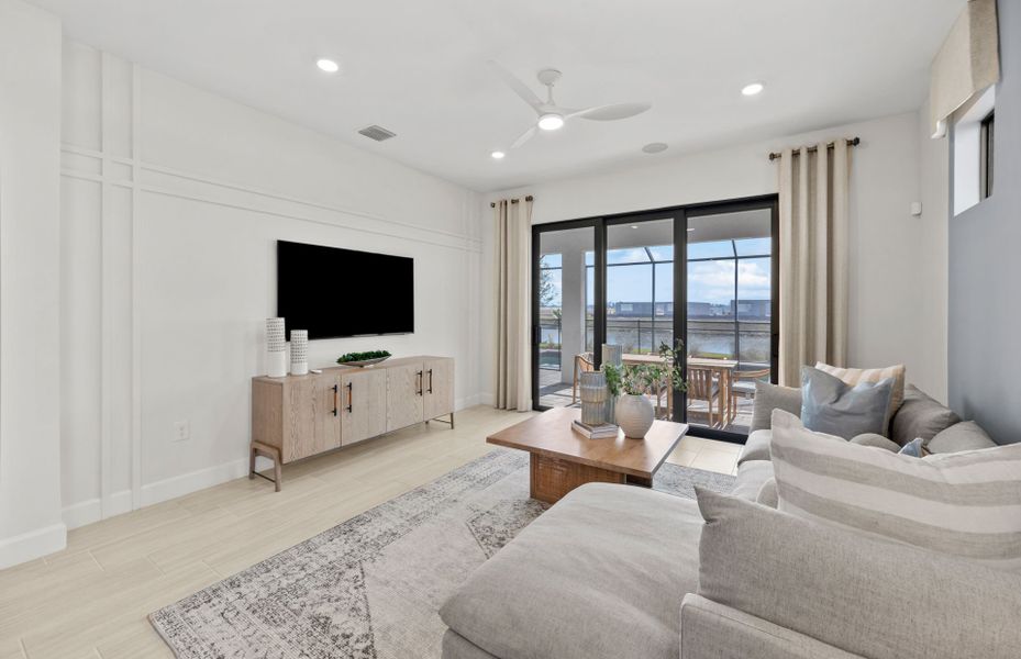 Representative furnished interior of a home built from the Contour by Del Webb in Del Webb Catalina, Lakewood Ranch (Image 33).