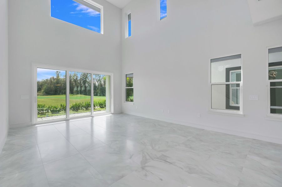 Representative unfurnished interior of a home built from the Courtyard 50 by ABD Development in Hampton Green at Providence, Davenport (Image 21).