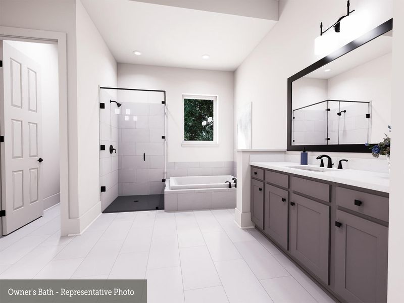 EXAMPLE PHOTO: His and her vanities at this oversized Master Bath! EXAMPLE PHOTO: His and her vanities at this oversized Master Bath!