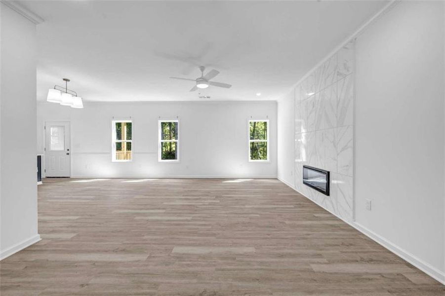 Spacious, unfurnished interior of a new home in , Fayetteville (Image 24).
