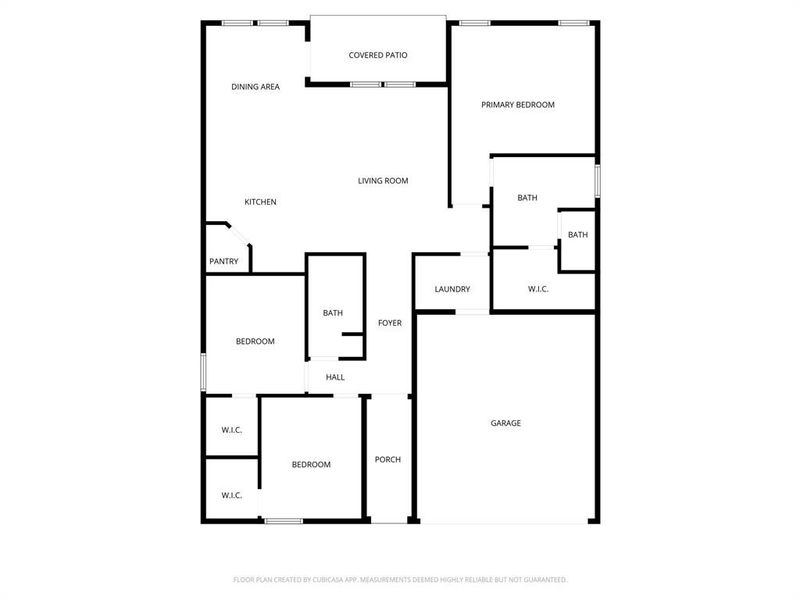 2D floor plan layout of this home in Rosewood at Beltmill, Fort Worth, TX (Image 5).