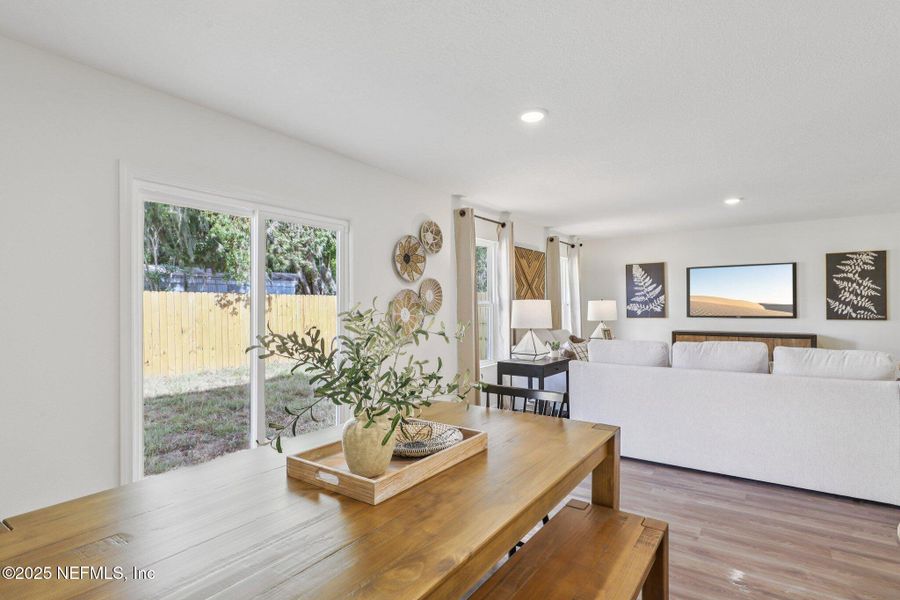 Furnished interior view inside a new home in Kings Landing, Jacksonville (Image 44). Furnished interior view inside a new home in Kings Landing, Jacksonville (Image 44).