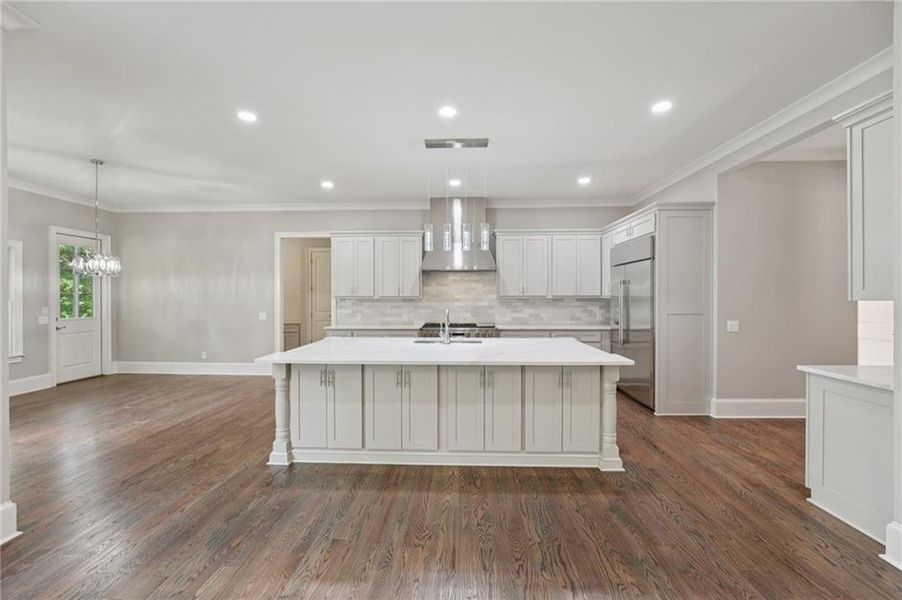 Furnished interior view inside a new home in The Reserve At Governors Towne Club, Acworth (Image 48). Furnished interior view inside a new home in The Reserve At Governors Towne Club, Acworth (Image 48).