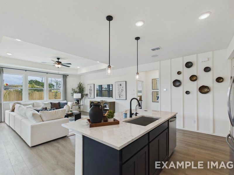 Representative furnished interior of a home built from the The Laurel G by Davidson Homes LLC in Morgan Meadows, San Antonio (Image 11). Representative furnished interior of a home built from the The Laurel G by Davidson Homes LLC in Morgan Meadows, San Antonio (Image 11).