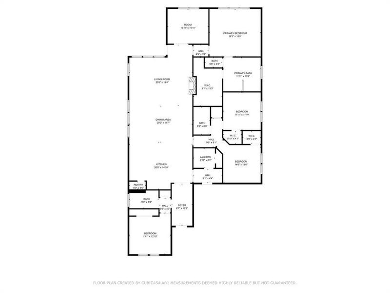 2D floor plan layout of this home in , Weatherford, TX (Image 5).