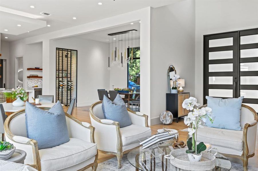 Furnished interior view inside a new home in , Dallas (Image 20). Furnished interior view inside a new home in , Dallas (Image 20).