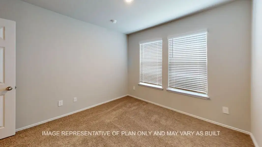 Representative unfurnished interior of a home built from the Camden by D.R. Horton in Wildwood Estates, Nolanville (Image 31).