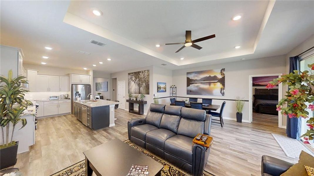 Furnished interior view inside a new home in , Ocala (Image 20).