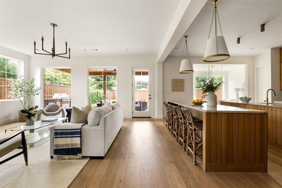 Furnished interior view inside a new home in , Dallas (Image 10). Furnished interior view inside a new home in , Dallas (Image 10).