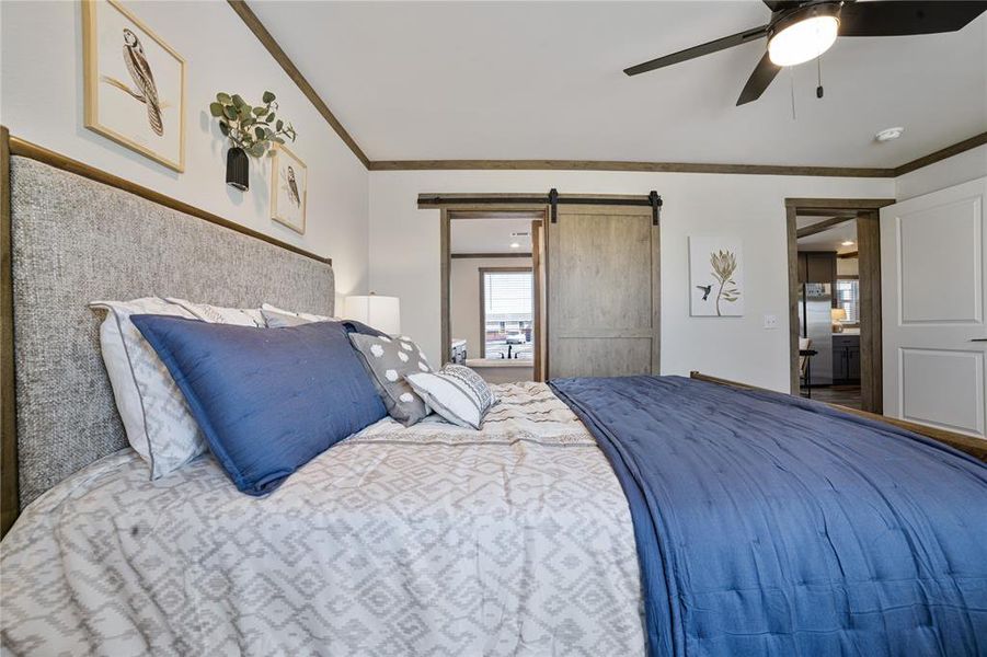 Furnished interior view inside a new home in , Poolville (Image 9).