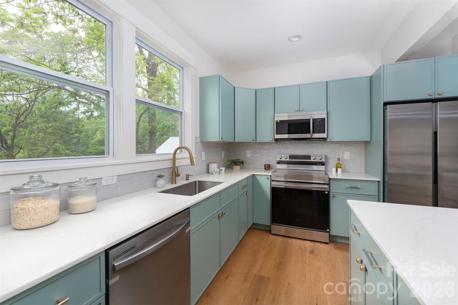 Furnished interior view inside a new home in , Asheville (Image 13).