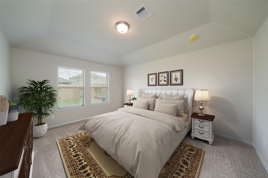 Furnished interior view inside a new home in Montgomery Ridge: Landmark Collection, Montgomery (Image 8).