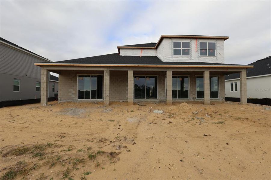 In-progress construction of a new home in Wolf Lake Ranch, Apopka, FL (Image 3).