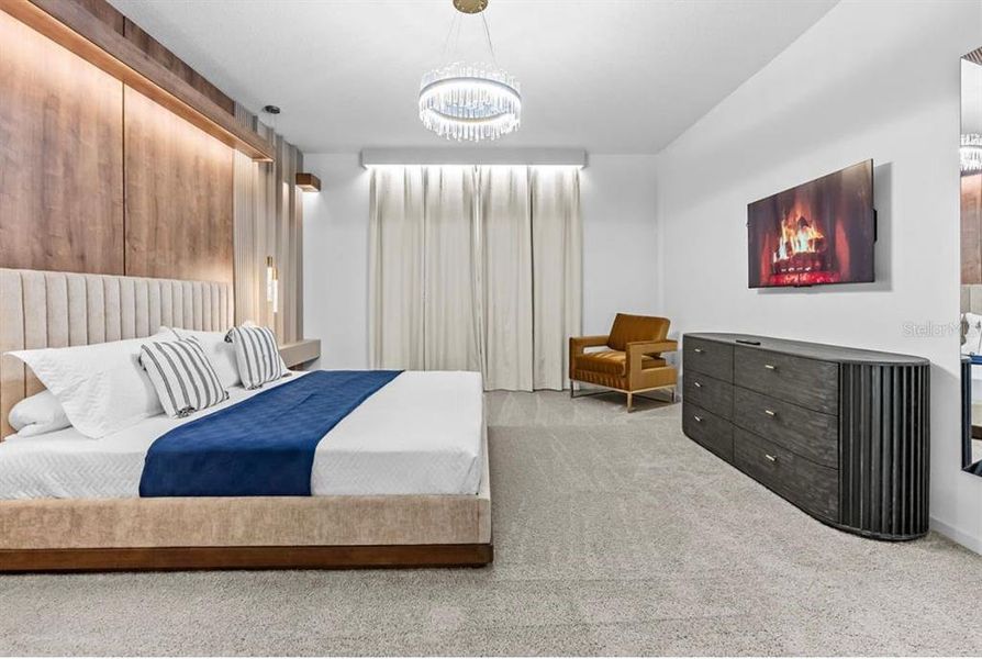 Furnished interior view inside a new home in Solara Resort, Kissimmee (Image 20). Furnished interior view inside a new home in Solara Resort, Kissimmee (Image 20).