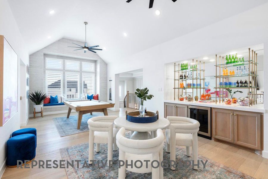 Furnished interior view inside a new home in Santa Rita Ranch, Liberty Hill (Image 35).