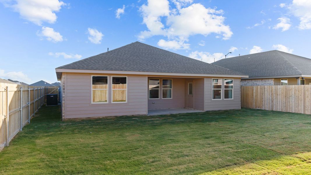 Representative exterior photo of a completed home built from the FARGO by D.R. Horton in Homestead at Parks Bell Ranch, Odessa, TX (Image 4).