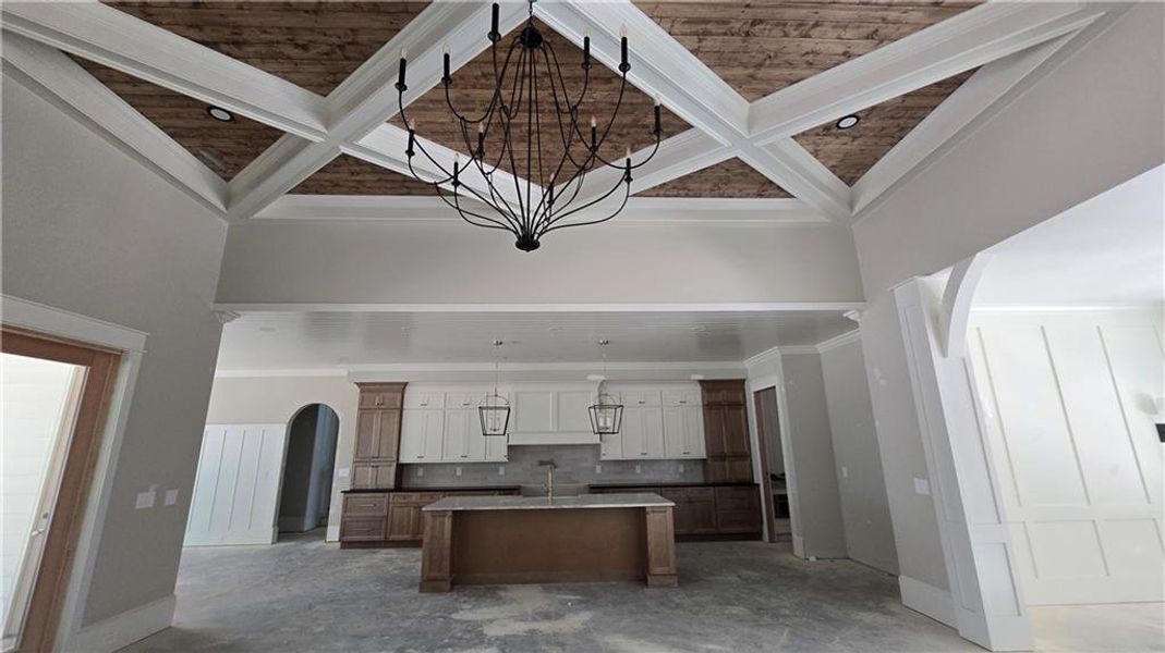 In-progress construction of a new home in , Acworth, GA (Image 36).