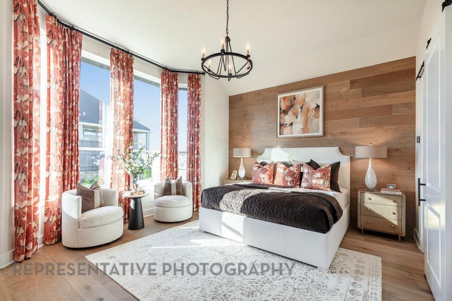 Furnished interior view inside a new home in Riceland: 65ft. lots, Mont Belvieu (Image 19).