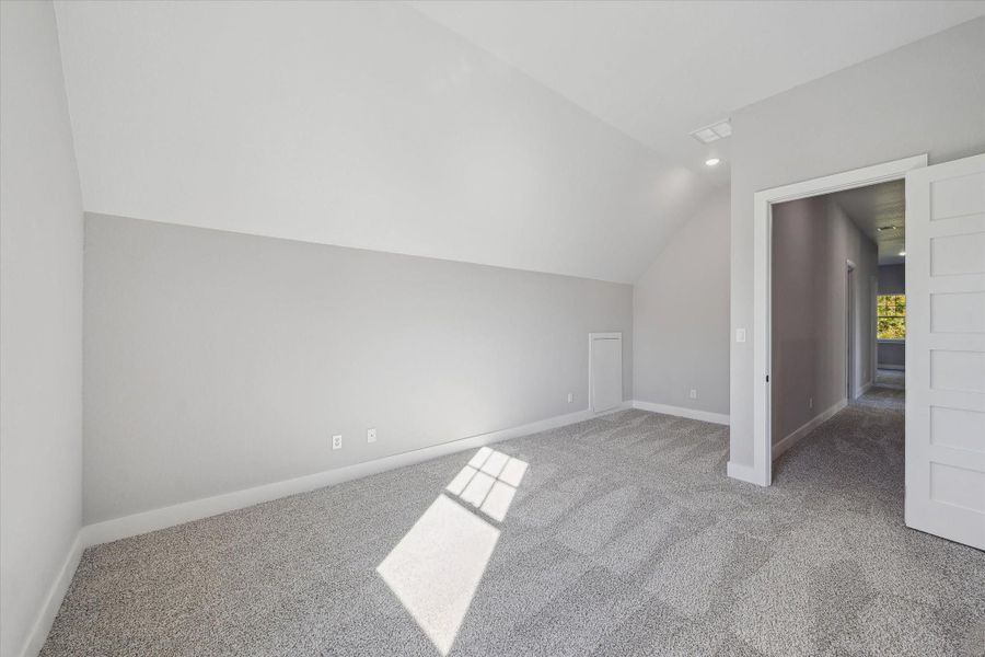 Flex Room looking to a wide Hallway. All Ceiling upstairs are 11 Ft. high