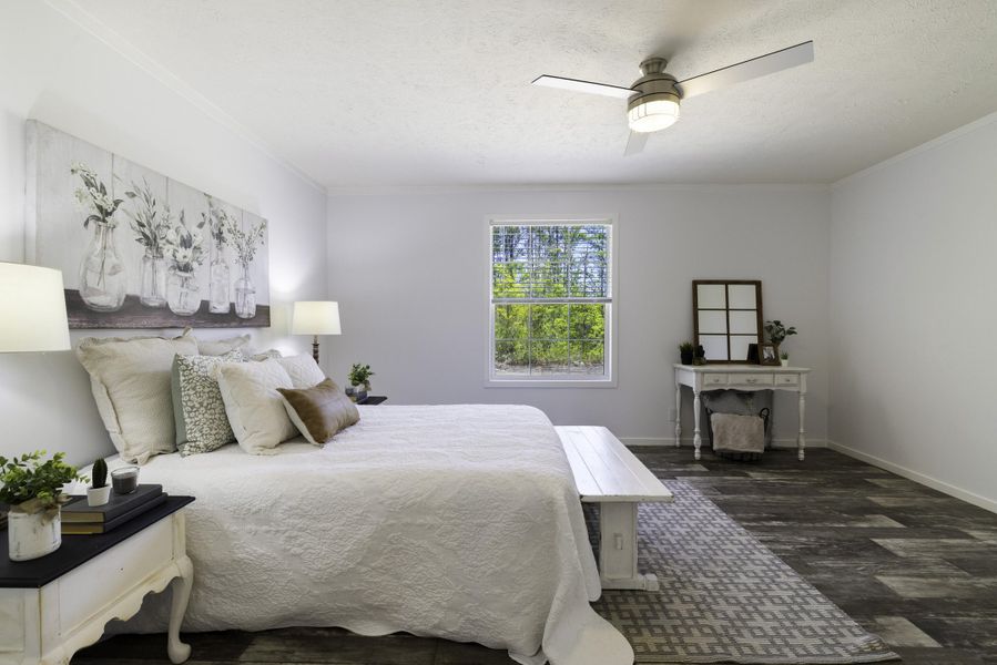 Furnished interior view inside a new home in , Cross (Image 41). Furnished interior view inside a new home in , Cross (Image 41).