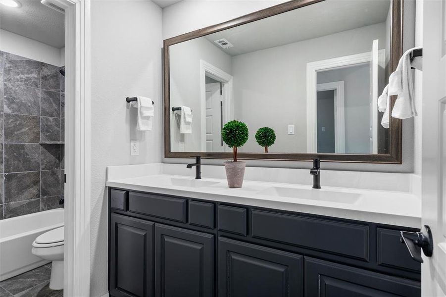 Furnished interior view inside a new home in Karis, Crowley (Image 10).