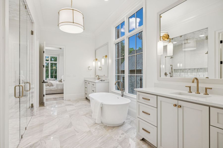 Furnished interior in a model home at The Grove in College Grove (Image 28). Furnished interior in a model home at The Grove in College Grove (Image 28).