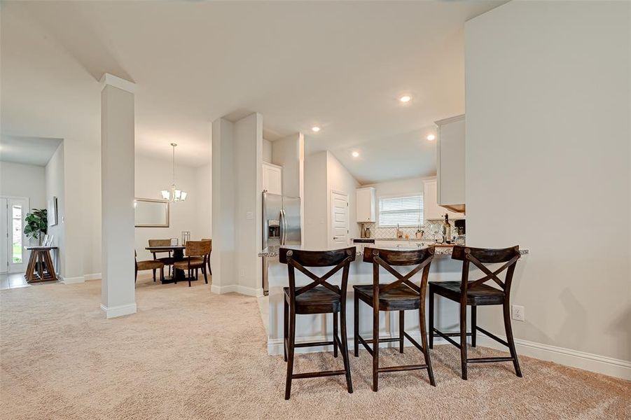 Furnished interior view inside a new home in Lago Mar, Texas City (Image 13).
