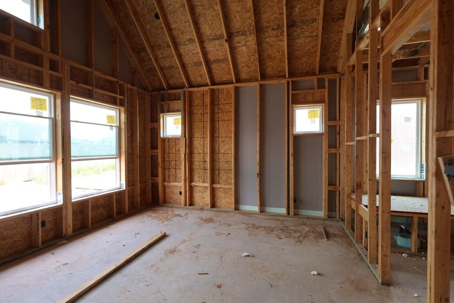 In-progress construction of a new home in Prairieland Village - Summit Collection, Cypress, TX (Image 23).