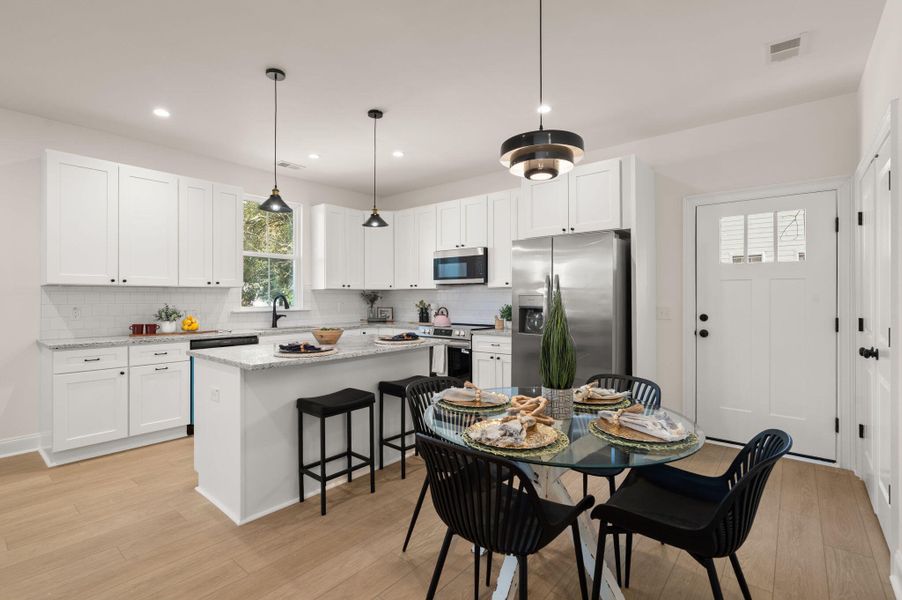 Furnished interior view inside a new home in , North Charleston (Image 9).