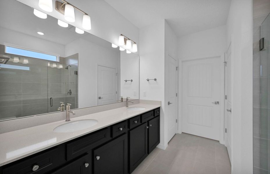 Furnished interior view inside a new home in Del Webb Wildlight, Wildlight (Image 8).