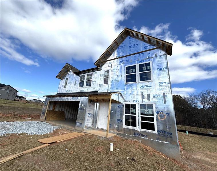 In-progress construction of a new home in Twin Lakes, Hoschton, GA (Image 4).