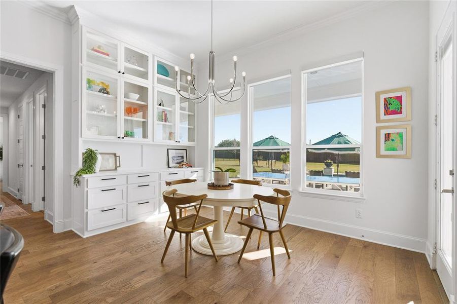 Furnished interior view inside a new home in , Aledo (Image 34).