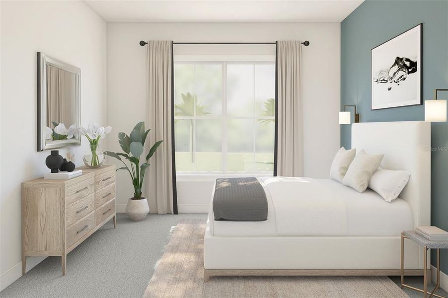 Furnished interior view inside a new home in Preserve at Deer Lakes, Sanford (Image 7).