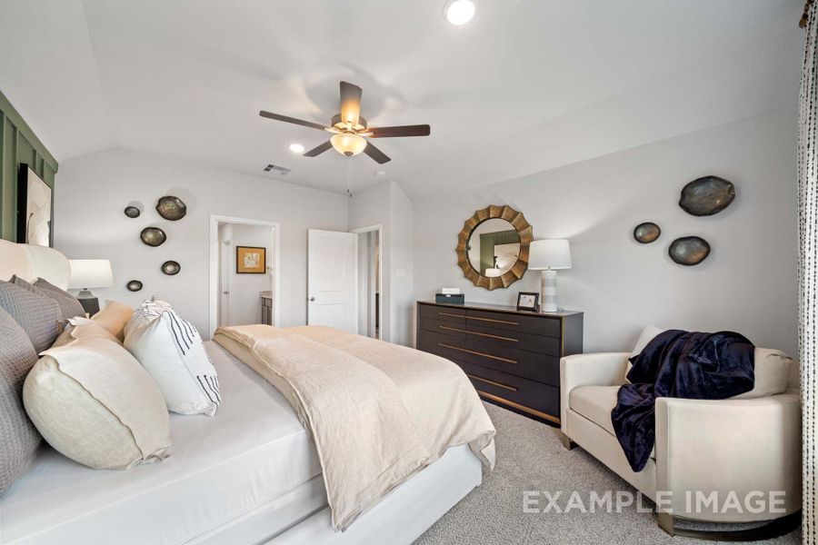 Representative furnished interior of a home built from the The Acadia with 3-Car Garage by Davidson Homes LLC in River Ranch Meadows, Dayton (Image 19).