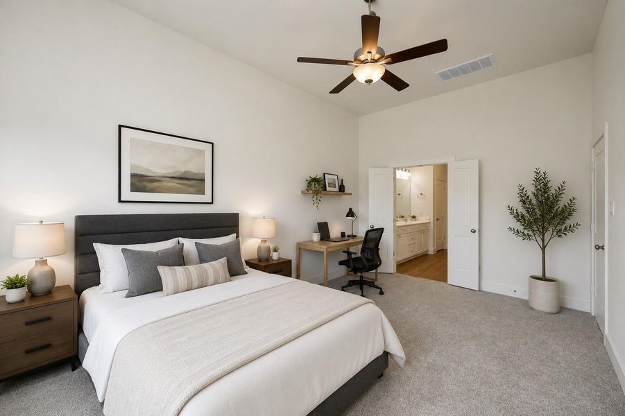 Master Bedroom Virtually Staged